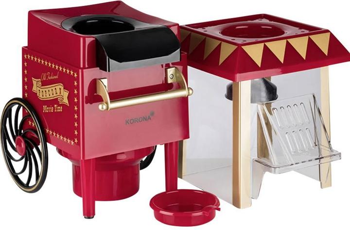 Image du produit Korona 41100 Machine à pop-corn Rouge, Noir, Or