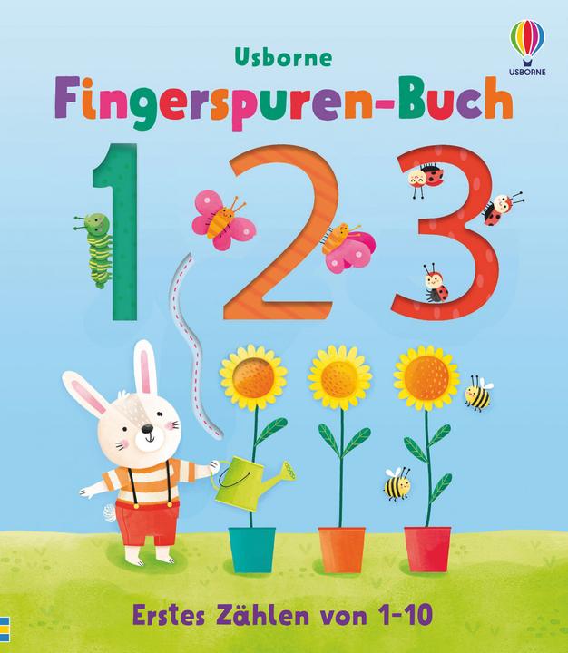 Productafbeelding Fingerspuren-Buch: 1, 2, 3 (Duits, Felicity Brooks, 2022)