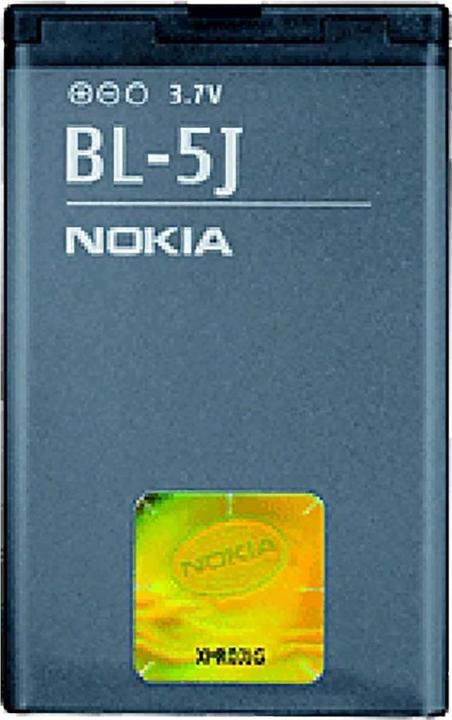 Produktbild Nokia BL-5J Batterie für Mobiltelefon 1 x Li-Ion 1430 mAh (Akku, Nokia 5228, Nokia 5800 Xpress Music)
