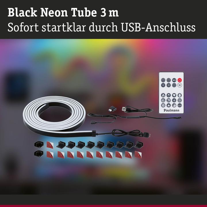 Produktbild Paulmann EntertainLED Schlauch Black Neon (RGB, 300 cm, Indoor)