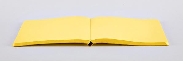 Image du produit Nuuna Carnet non blanc L Light 22 x 16,5 cm, vierge, jaune (22 x 16,5 cm, Blanc, Couverture souple)