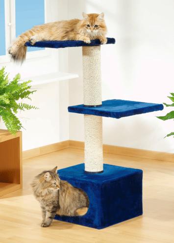 Produktbild Swisspet Kratzbaum Quasimo (106 cm, Dunkelblau)