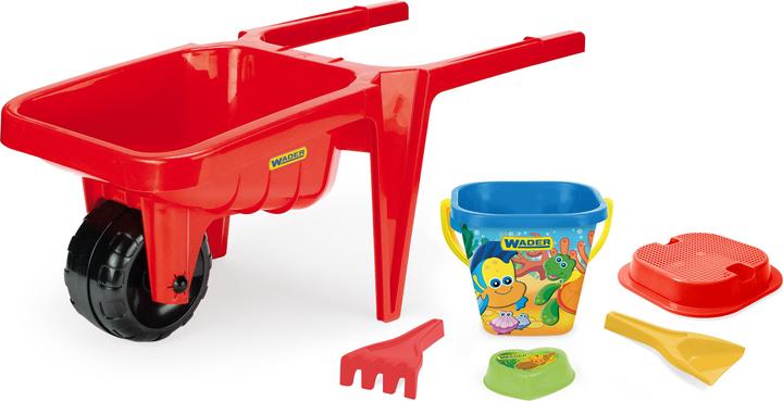 Produktbild Wader Schubkarre mit Zubehör, rot
