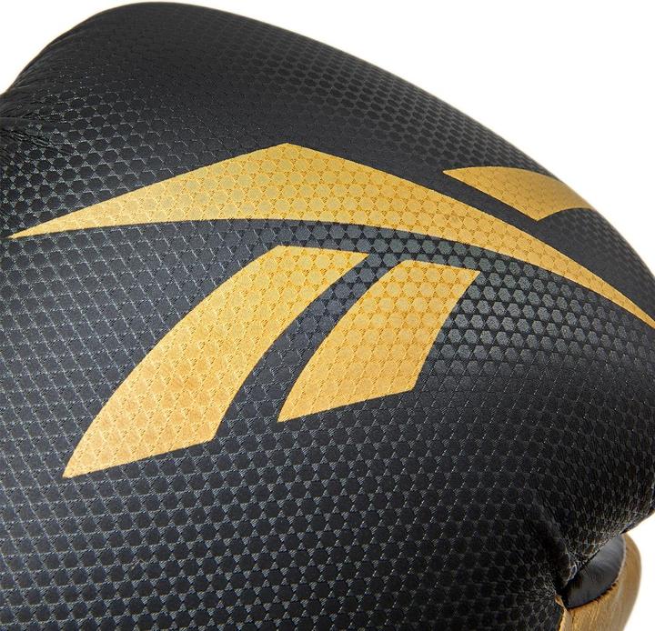 Actual product image Reebok Boxing Gloves Pro Black/Gold (10 OZ, 10)