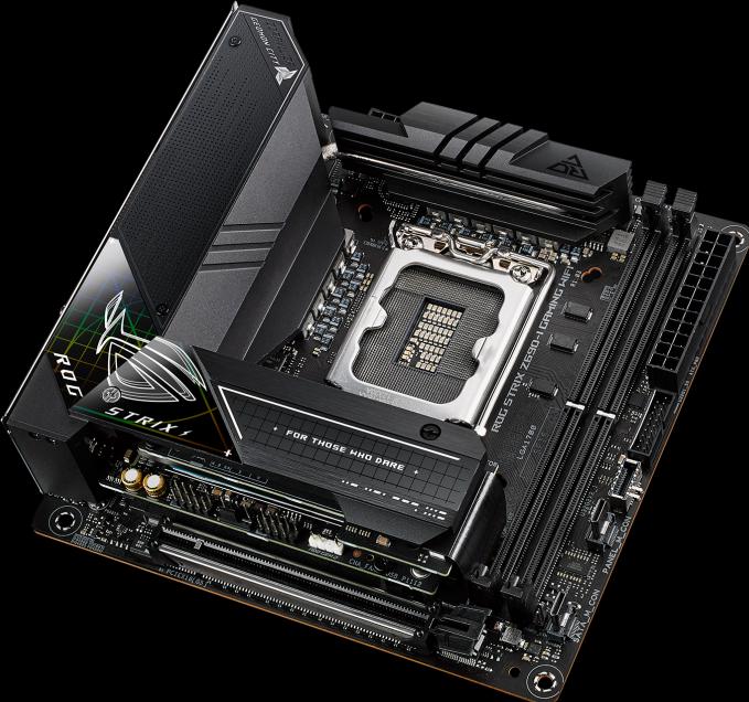 Actual product image ASUS ROG Strix Z690-I Gaming Wifi (LGA 1700, Intel Z690 (DDR5), Mini-ITX)