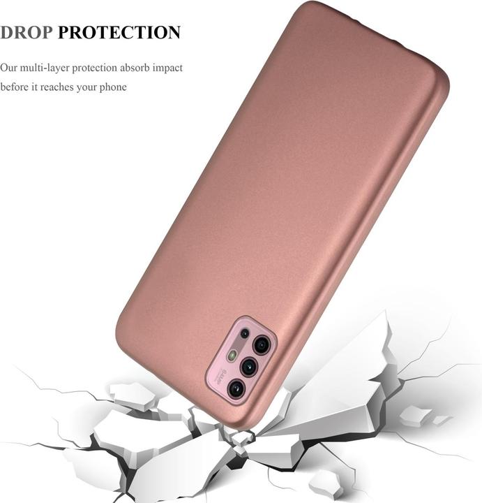 Actual product image Cadorabo TPU Matt Metallic Sleeve (Motorola Moto G10, Motorola Moto G30)