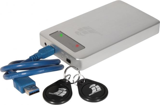 Produktbild Digittrade RS256 1TB RFID Security externe SSD - 256-Bit AES Verschluesselung 6,35cm 2,5Zoll Alu-Gehaeuse An... (1000 GB)
