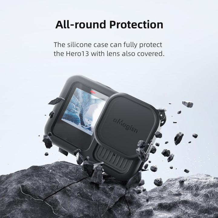 Immagine prodotto aMagisn Coperchio protettivo in silicone con protezione della lente (GoPro Hero 13)