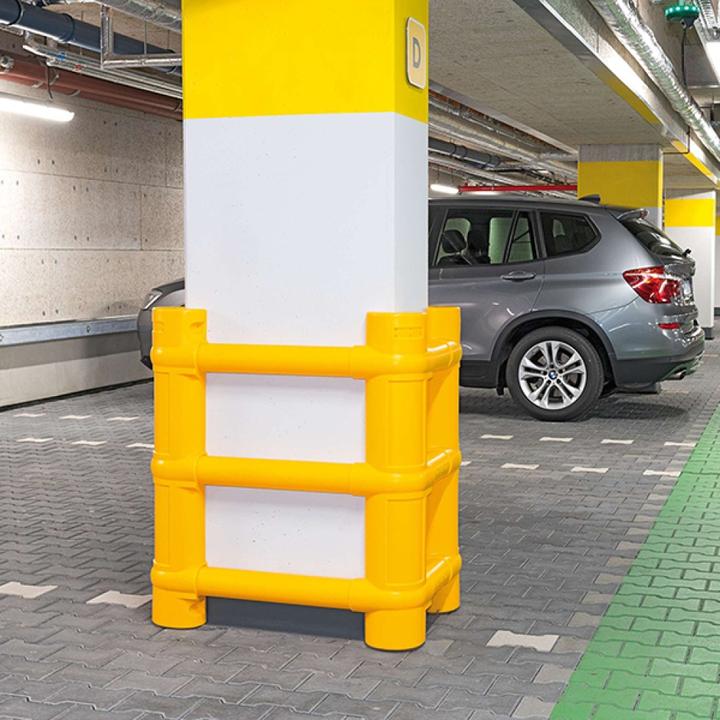 Immagine prodotto Moravia Protezione per colonne in plastica ECO, giallo, per proteggere le colonne rettangolari