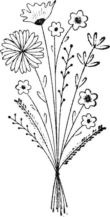 Actual product image Artoz Stamp Bouquet