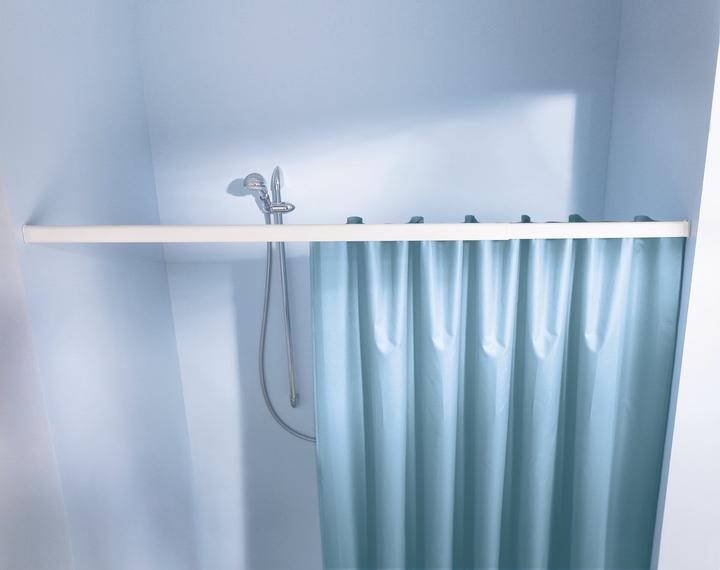 Kleine Wolke Duschvorhang-Federschiene mit Knopfsystem