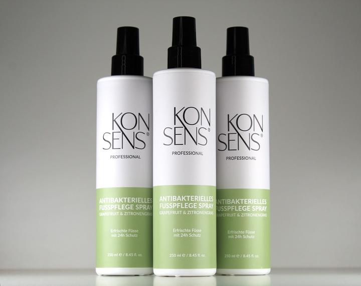 Actual product image Konsens Antibacterial foot spray (Foot deodorant & powder, 15 ml)
