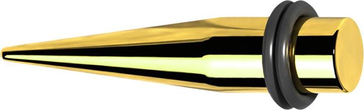Actual product image Star Piercing Gold-plated expander (Surgical steel 316L)