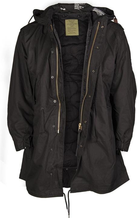 Mil-tec Us Shell Kapuzenparka M51 M.Fu.Schwarz L (L)