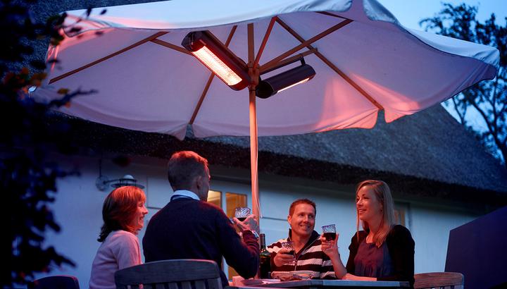 Actual product image Solamagic 2000 ECO+ PRO Patio Heater - Bluetooth Controlled - White