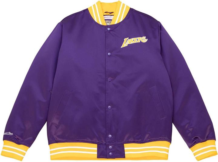 Mitchell & Ness NBA Los Angeles Lakers Heavyweight Satin Jacke Herren
