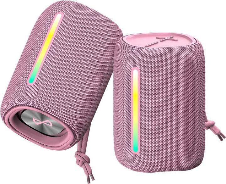 Produktbild Forever Bluetooth Lautsprecher BS-10 LED rosa (5 h)