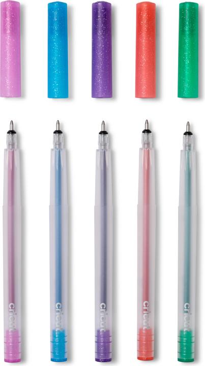 Actual product image Cricut Pen set Glitter 5 pieces