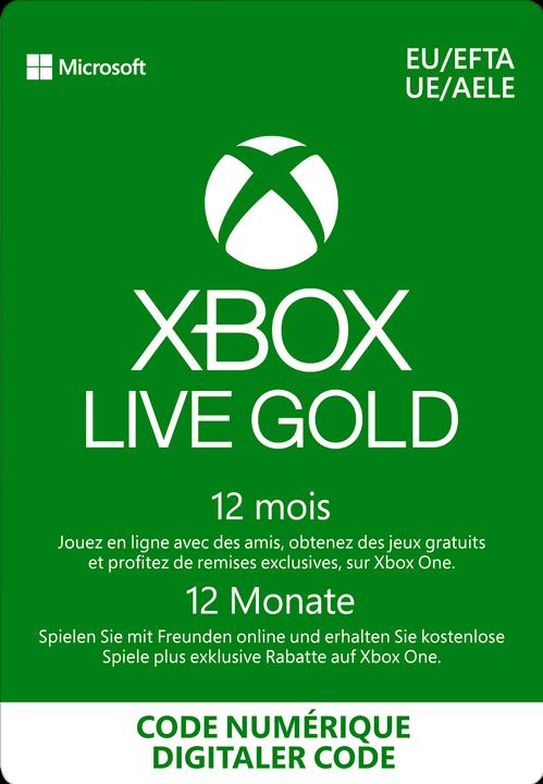 Microsoft Xbox Live Gold -12 Monate (12 Monate)