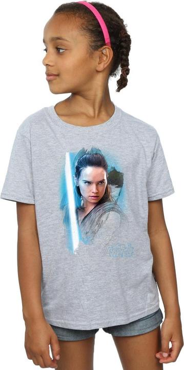 Immagine prodotto Star Wars Maglietta Rey Spazzolato Ragazze (152, 158)