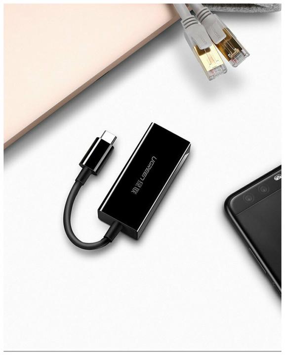 Produktbild Ugreen USB-C auf Ethernet Adapter (Ethernet / Lan, 6.20 cm)