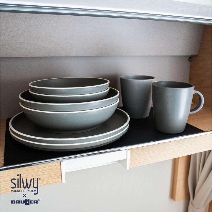 Produktbild Silwy Magnet-Kunststoff-Geschirrset Dolomit Grey, Produkttyp