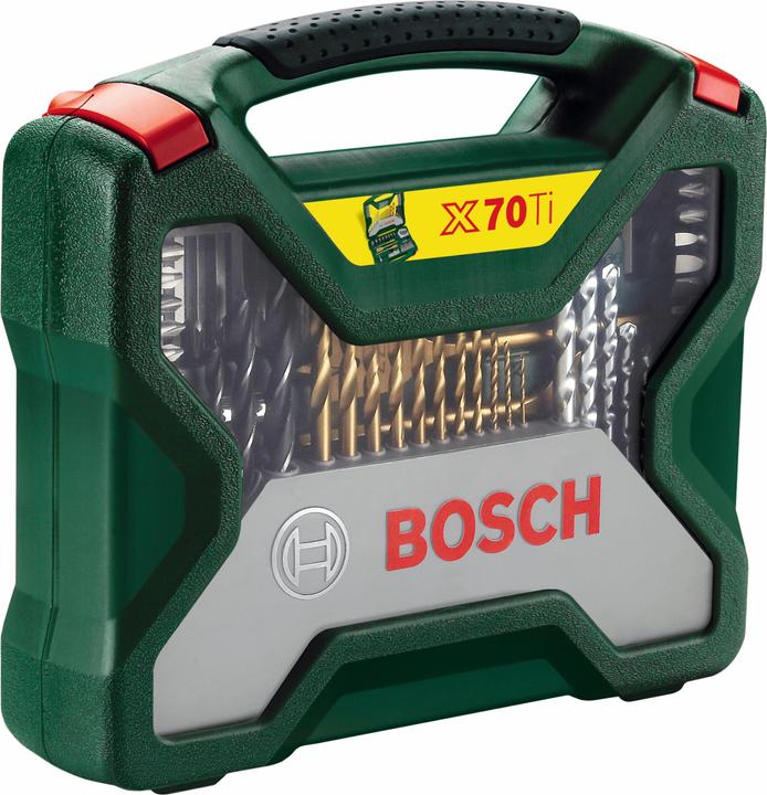 Produktbild Bosch Zubehör X-Line-Titanium Bohrer- und Schrauber-Set, 70-teilig (1.5 mm, 2 mm, 2.5 mm, 3 mm, 5.5 mm, 6 mm, 8.5 mm, 9 mm, 3.5 mm, 4 mm, 4.5 mm, 5 mm, 9.5 mm, 10 mm, 6.5 mm, 7 mm, 7.5 mm, 8 mm)