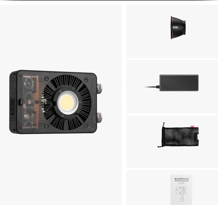 Actual product image Zhiyun Molus X100 (Further permanent lights)