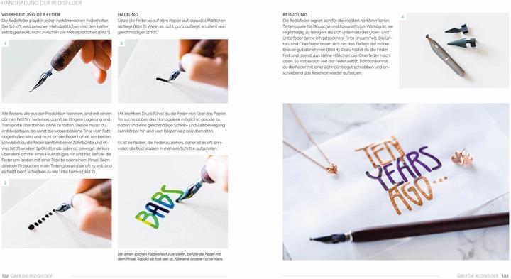Produktbild Kalligrafie – Alphabete für jeden Anlass (Deutsch, Natascha Safarik, 2020)
