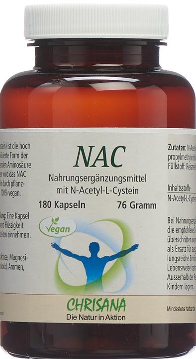 Produktbild Chrisana NAC Kapsel (180 Stück, Kapseln, 122 g)