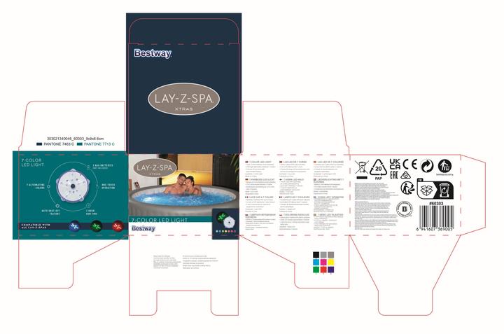 Immagine prodotto Bestway Luce LED colorata per idromassaggi Lay-Z -Spa - 7 colori