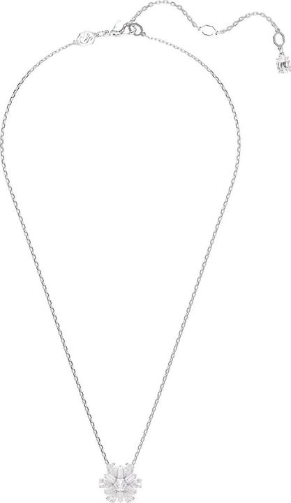 Immagine prodotto Swarovski Collana Idyllia Fiocco di neve bianco con tagli diversi (Metallo Swarovski, 45 - 48 cm)