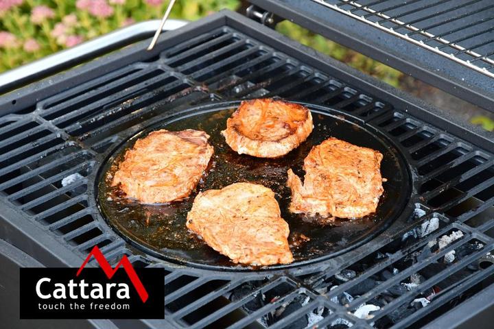 Actual product image Cattara Cast iron round grill plate (for grills 13040,13043)