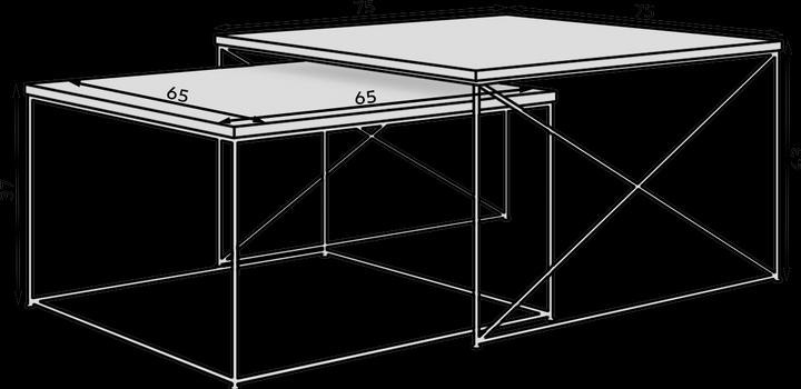 Actual product image ADRK Furniture 2In1 (75 x 75 x 43 cm)