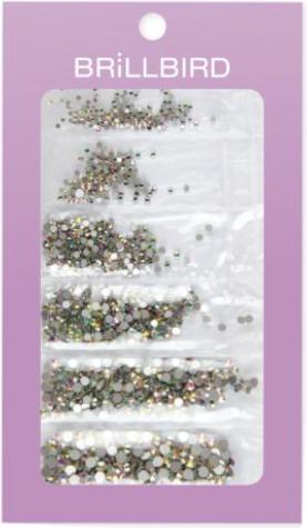 Produktbild BrillBird Rhinestone Mix in 6 grosse - Crystal AB