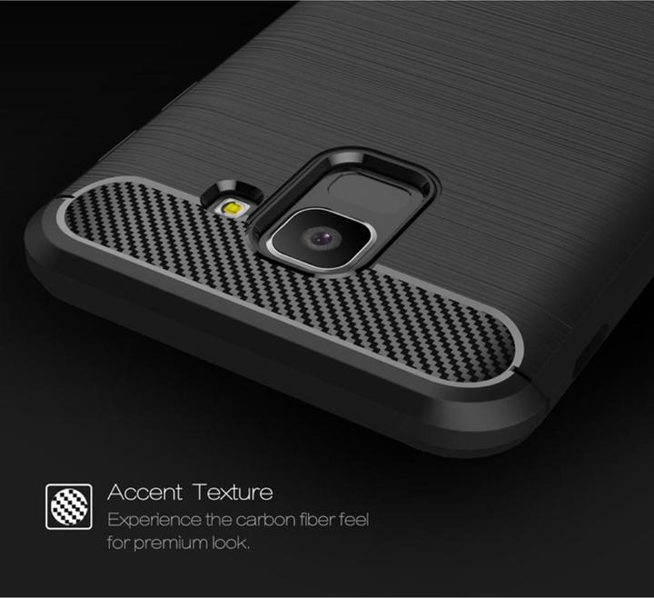 Produktbild König Design Handyhülle für Samsung Galaxy J6 Schutzcase Backcover Bumper Etuis Rahmen Grau (Samsung Galaxy J6)