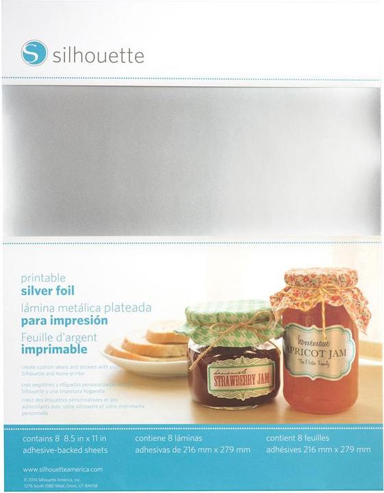 Immagine prodotto Silhouette Lamina d'argento stampabile