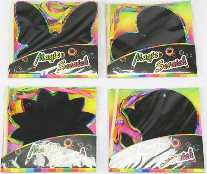 Produktbild Goki Scratch Hangers Rainbow