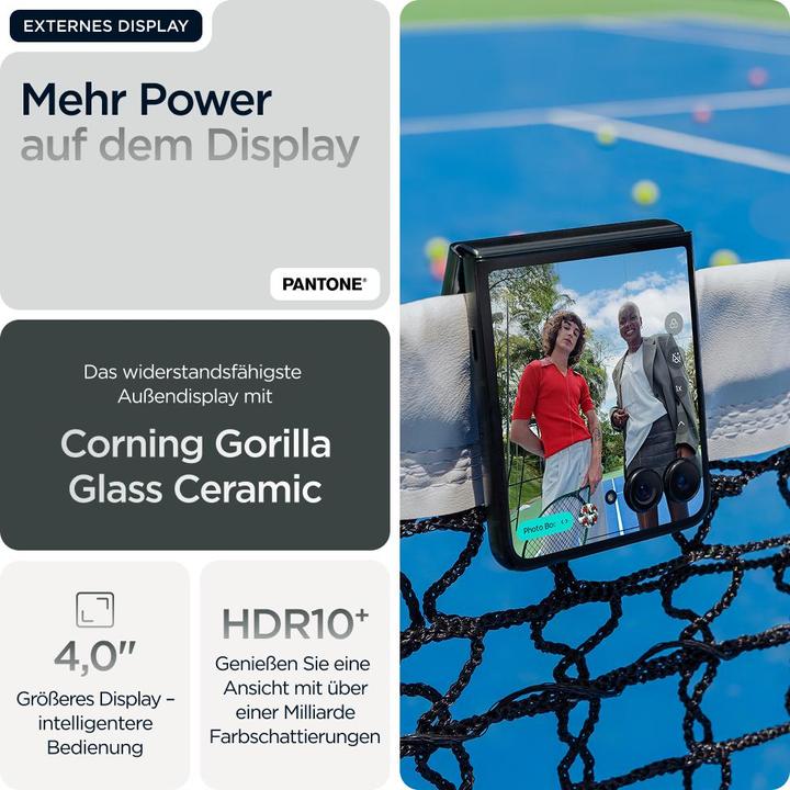Image du produit Motorola Razr 60 Ultra (512 Go, Pantone Scarab, 6.96", SIM + eSIM, 50 Mpx, 5G)