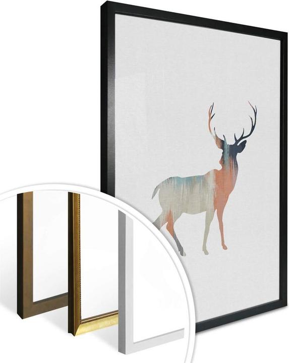 Produktbild Trenddeko Orara Studio - Pastel Deer (24 x 30 cm)