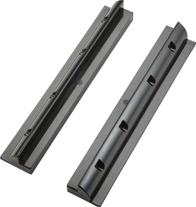 Actual product image Voltima 2-piece long retaining spoiler for solar modules (black)