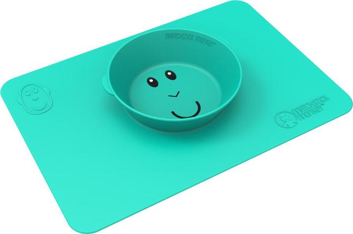 Produktbild Matchstick Monkey Essenszeit Tischset - Anti-Rutsch-Matte mit Schüssel