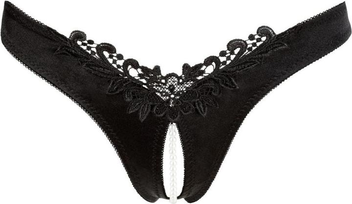 Produktbild Cottelli Collection String ouvert mit Perlen (L)