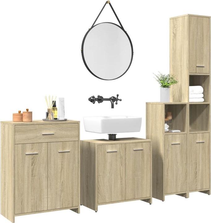 Actual product image VidaXL 4-tlg. Badmöbel-Set