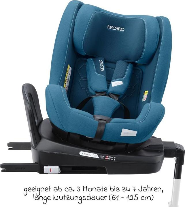Produktbild RECARO Salia 125 Kid Reboard Kindersitz (61-125 cm) (Reboarder, ECE R129/i-Size Norm)