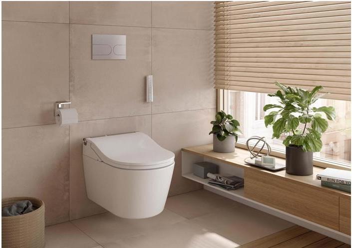 Produktbild TOTO RW Washlet Dusch-WC auto flush für RP Wand-WC CW542EY weiss
