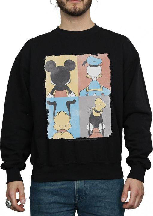 Actual product image Disney Mens Mickey Mouse Four Backs Sweatshirt (M)
