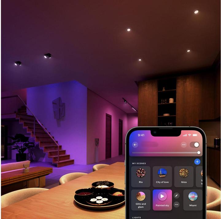 Actual product image Philips Hue White & Color Ambiance (GU10, 4.20 W, 400 lm, 1 x, E)
