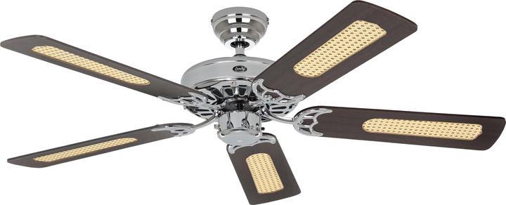 Immagine prodotto CasaFan Ventilatore da soffitto Classic Royal CH-WN 132 con catena a strappo (31 dB)