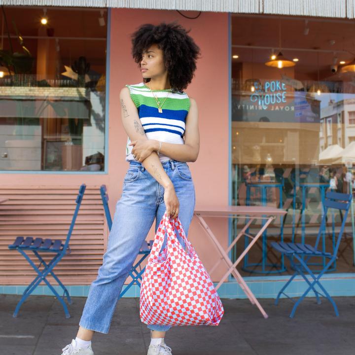 Produktbild Kind Bag Medium Bag Checkerboard red + Blue